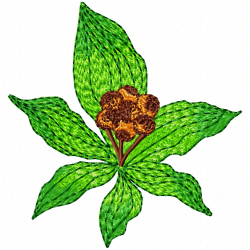 Plants Embroidery Design 5 Plants Embroidery Design 5